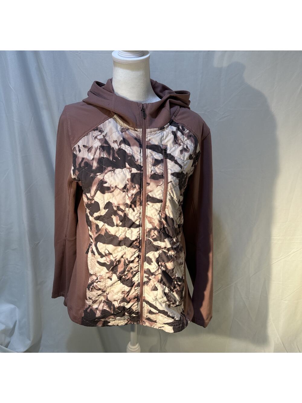 Under Armour Women's M ColdGear Reactor Hybrid Lite Printed Jacket Lightweight